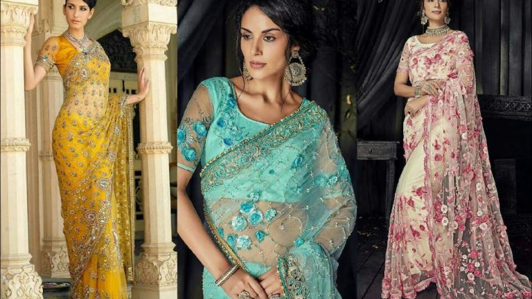 Why do net sarees look amazing on women?